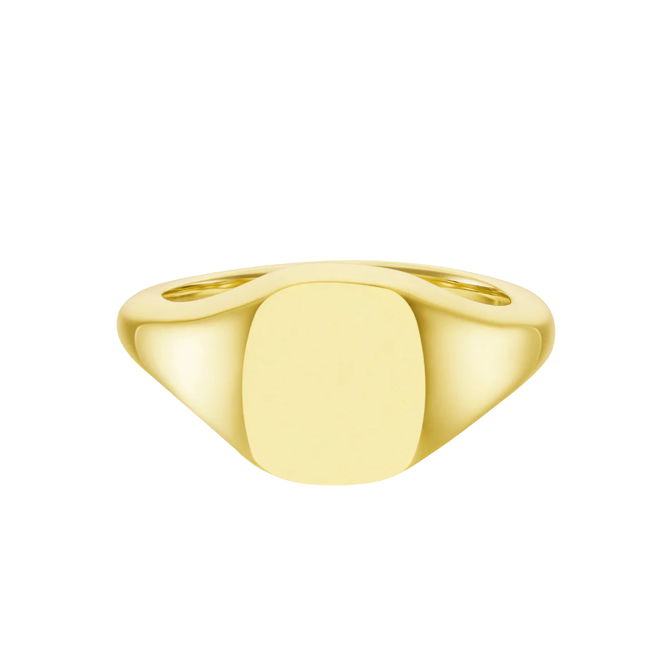 Gold signet ring