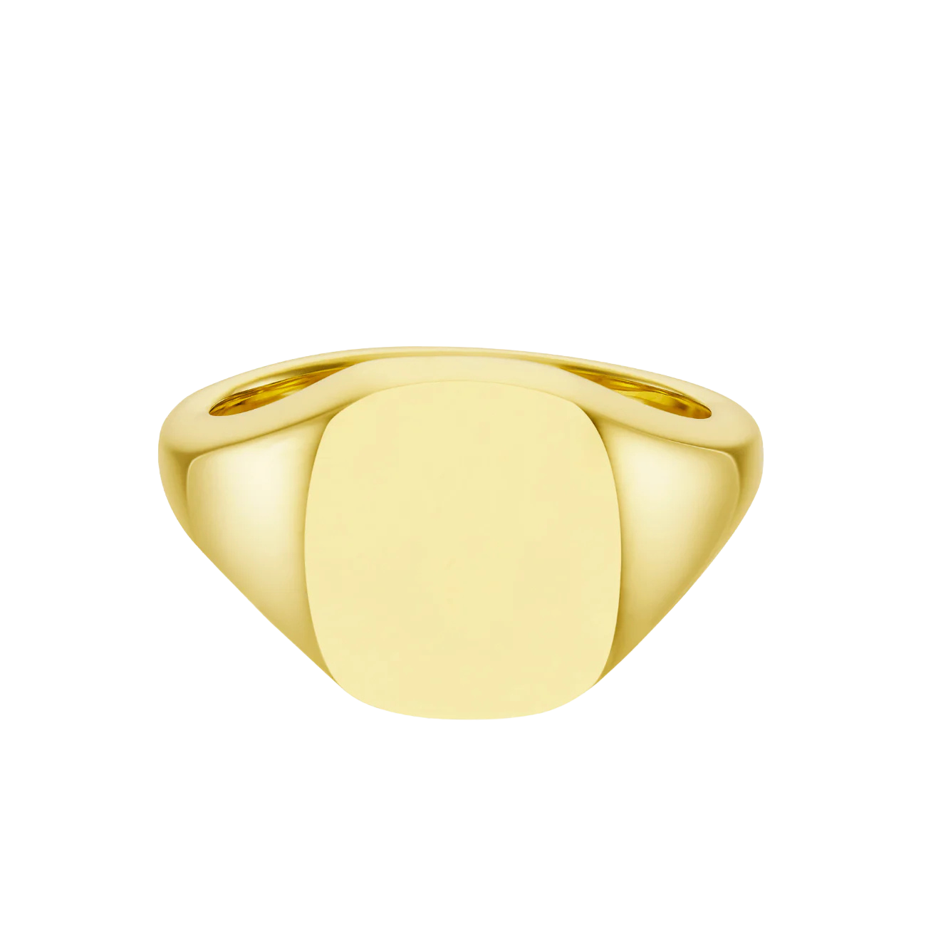 Gold signet ring