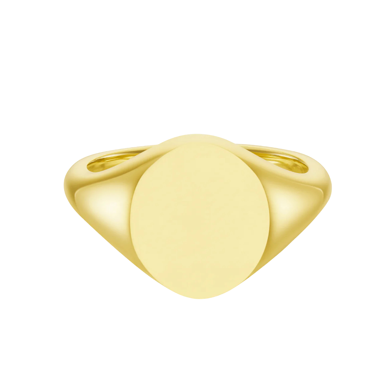Gold signet ring