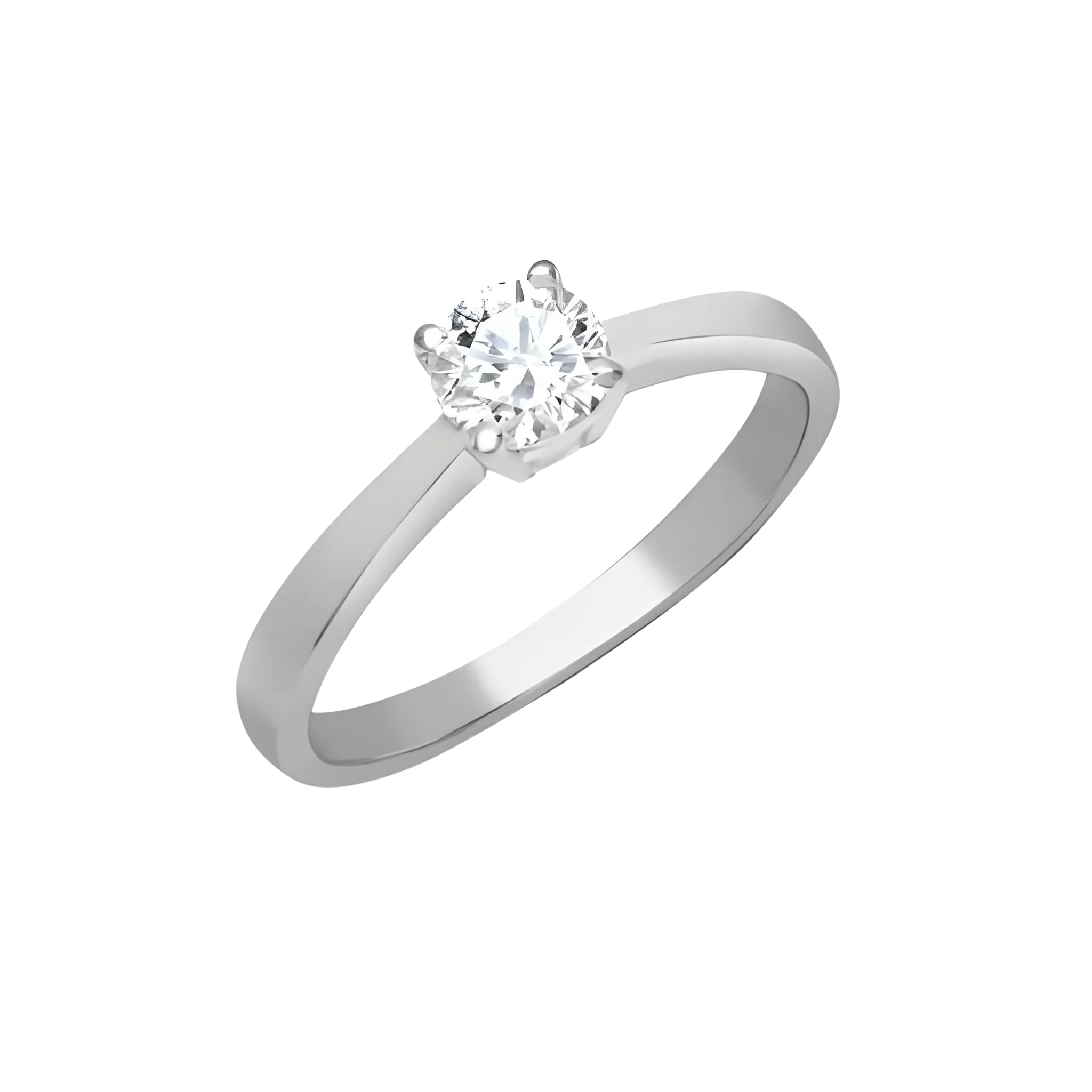 White gold wedding ring
