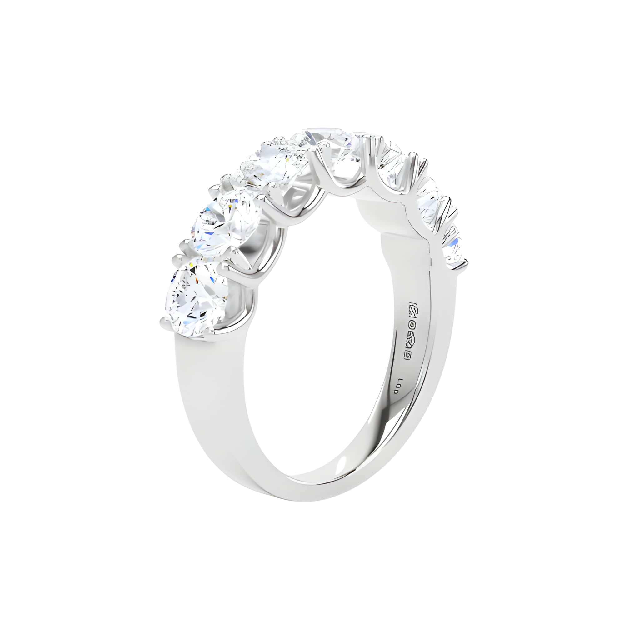 White gold wedding ring