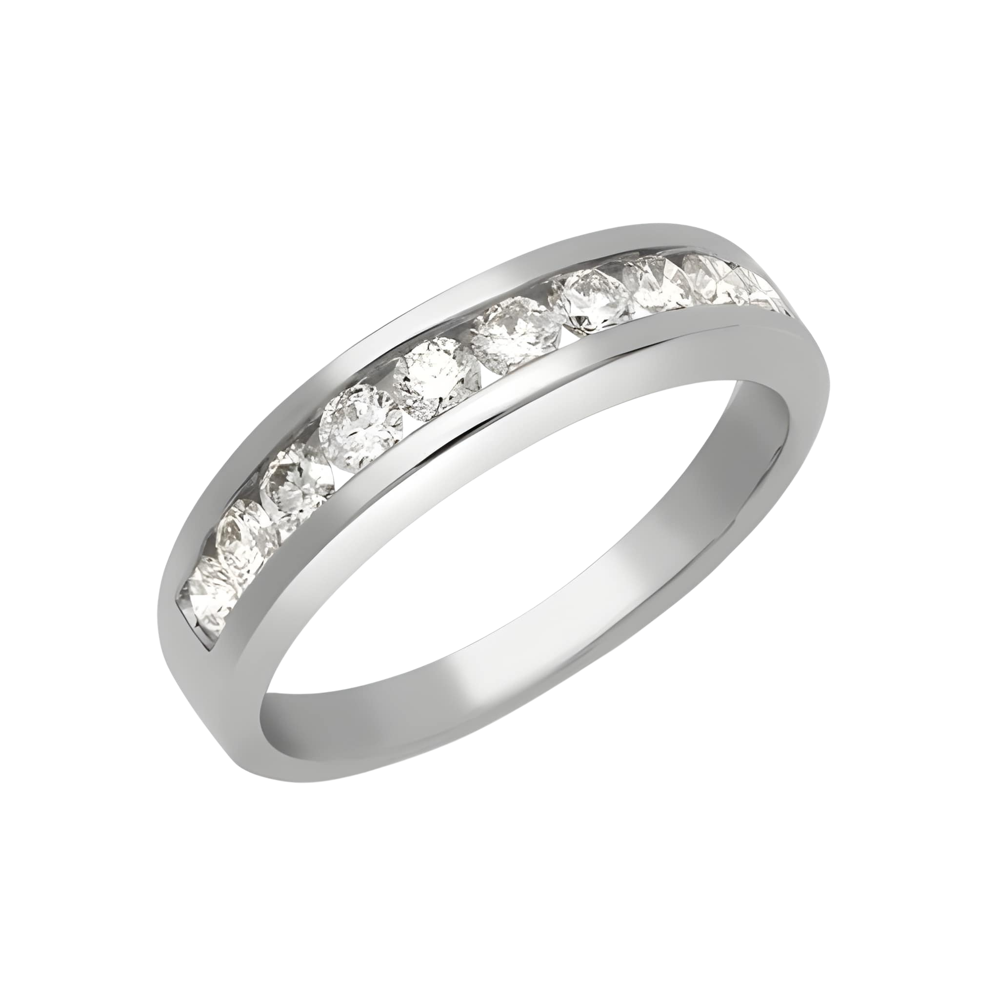 White gold wedding ring